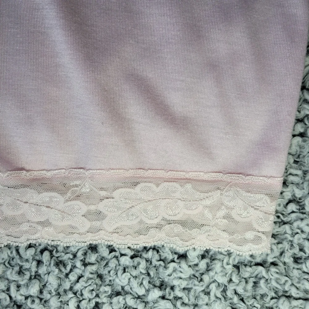 Vintage 90s baby pink pajama set fleece pastel coquette‎ cute girly feminine